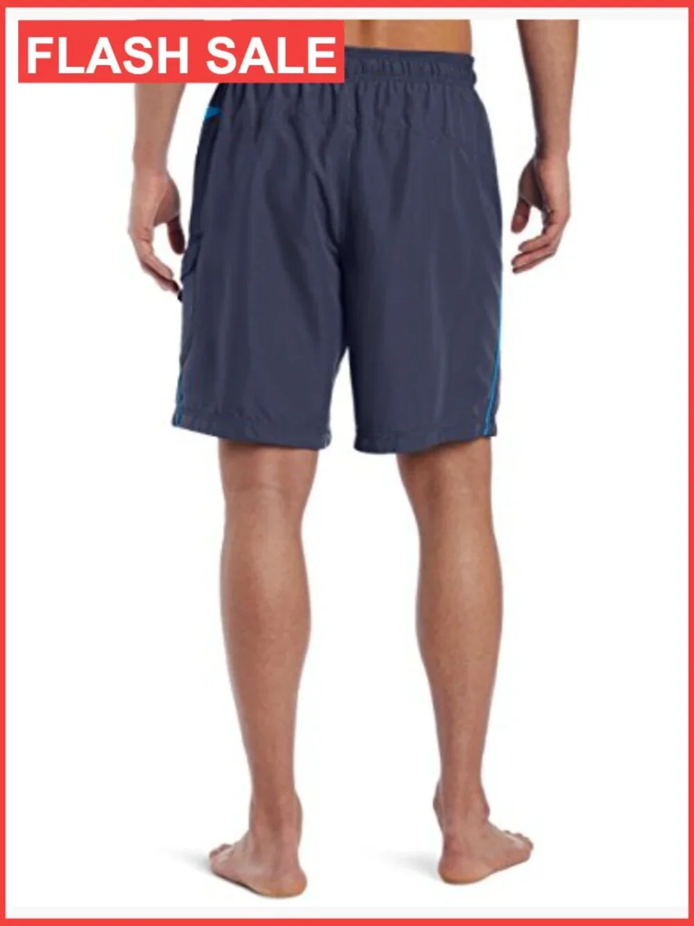 Mens Swim Trunk Knee Length Volley Quick-Dry UPF 50+